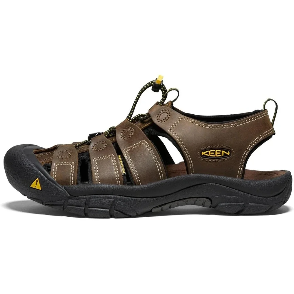 Keen Newport Mens Size 12 Bison/Brown Sandals Fisherman Leather NEW